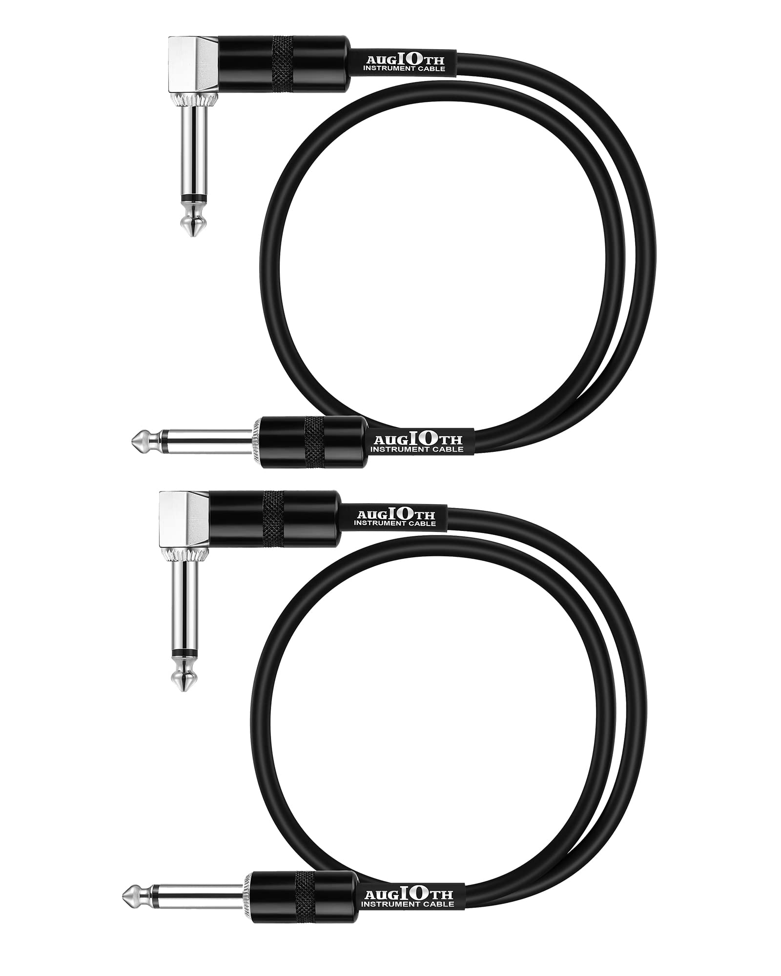 12 Inch Performance Guitar Effect Pedal Cable for Guitar Players 2Pack
| 30 CM Straight to Angled Guitar Patch Cable fo