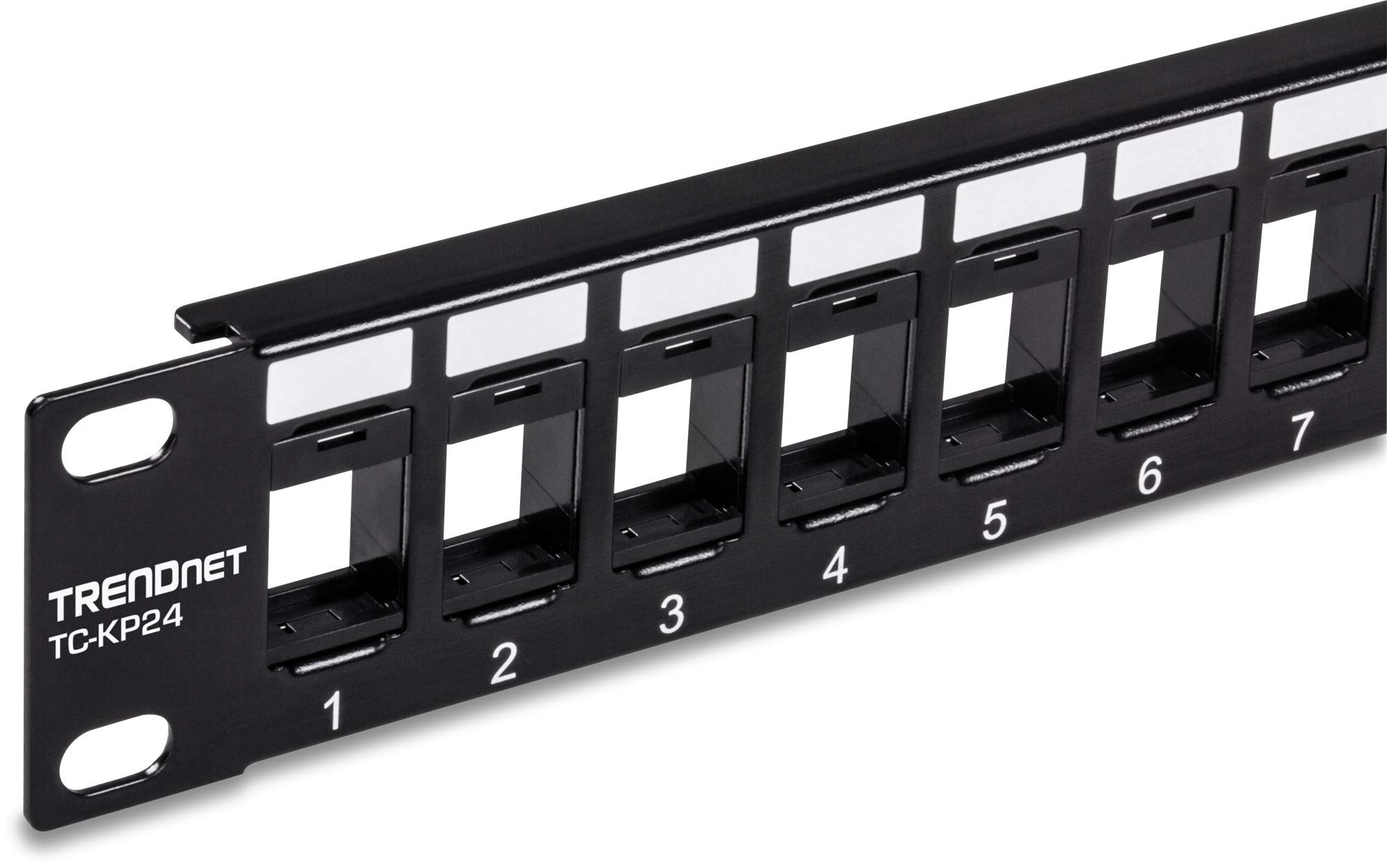 TRENDnet 24-Port Cat6 Patch Panel for 19" Rackmount, Black, TC-KP24  
TRENDnet 24-Port Cat6 Keystone Patch Panel, Black,